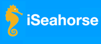 logo iSeahorse project - used on Snippys Snaps Diving website - divesnippy.weebly.com